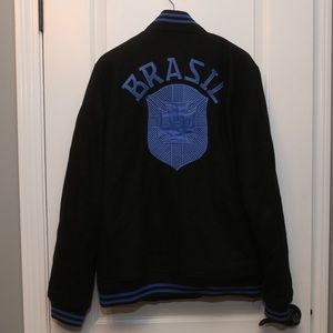 Vintage Nike Brazil National Team CBF Varsity Letterman Jacket